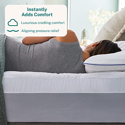 Dual Layer 4 Inch Memory Foam Mattress Size, Ultra Queen Topper Plush Support