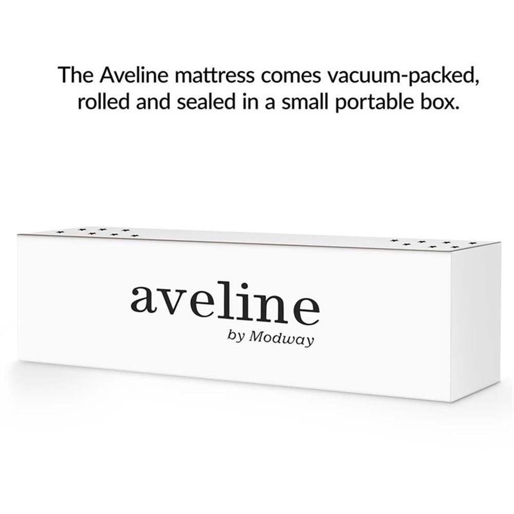 Modway Aveline 10″ Modern Style Memory Foam California King Mattress in White