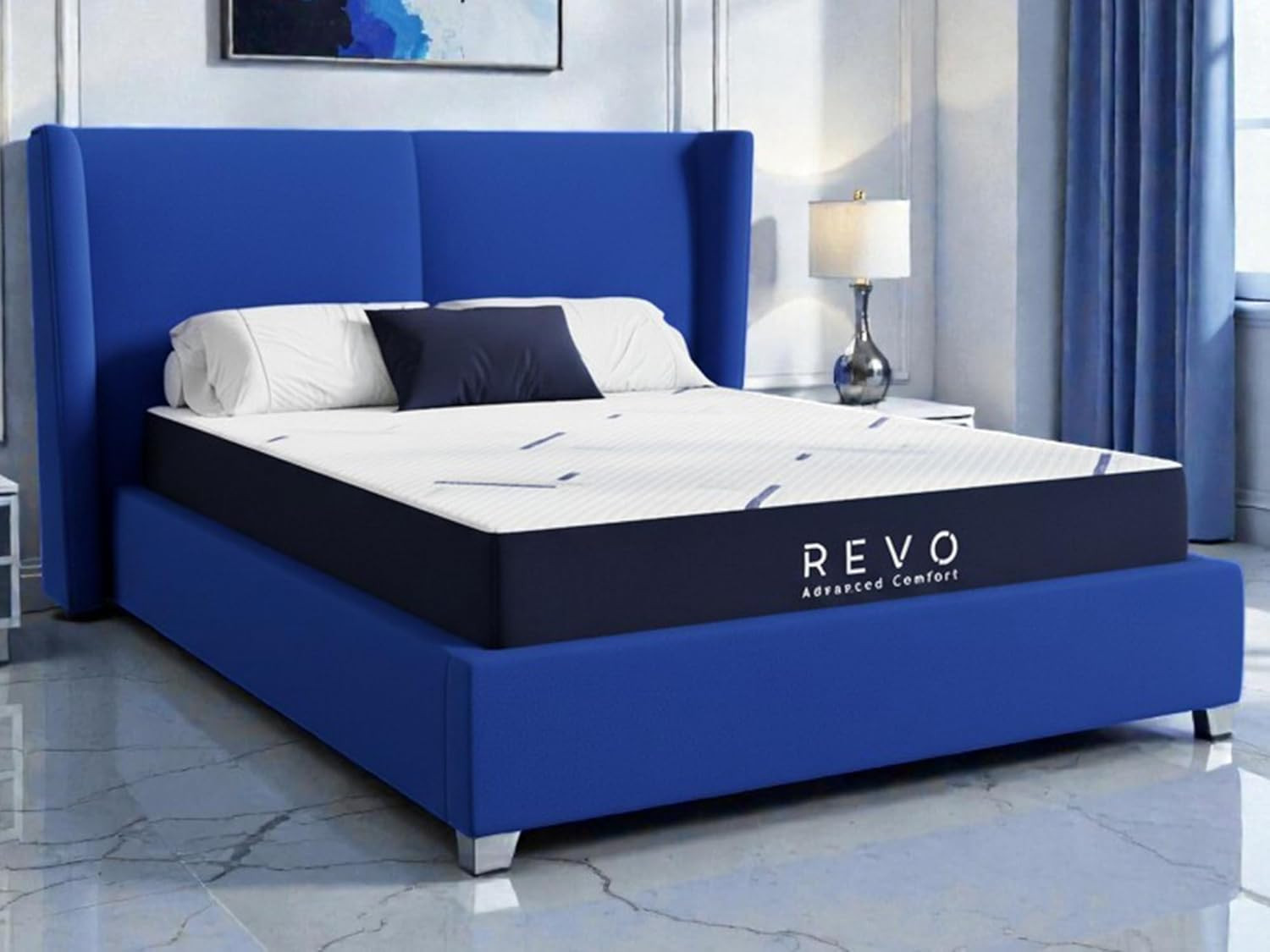 Sleep 10 Inch Gel Memory Foam Mattress, King Size – Cooling Gel Foam with Balanc