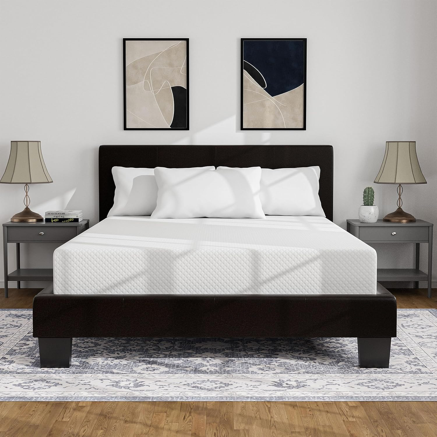 Anatole King 12″ Gel Memory Foam Mattress – Cool Sleep & Pressure Relief