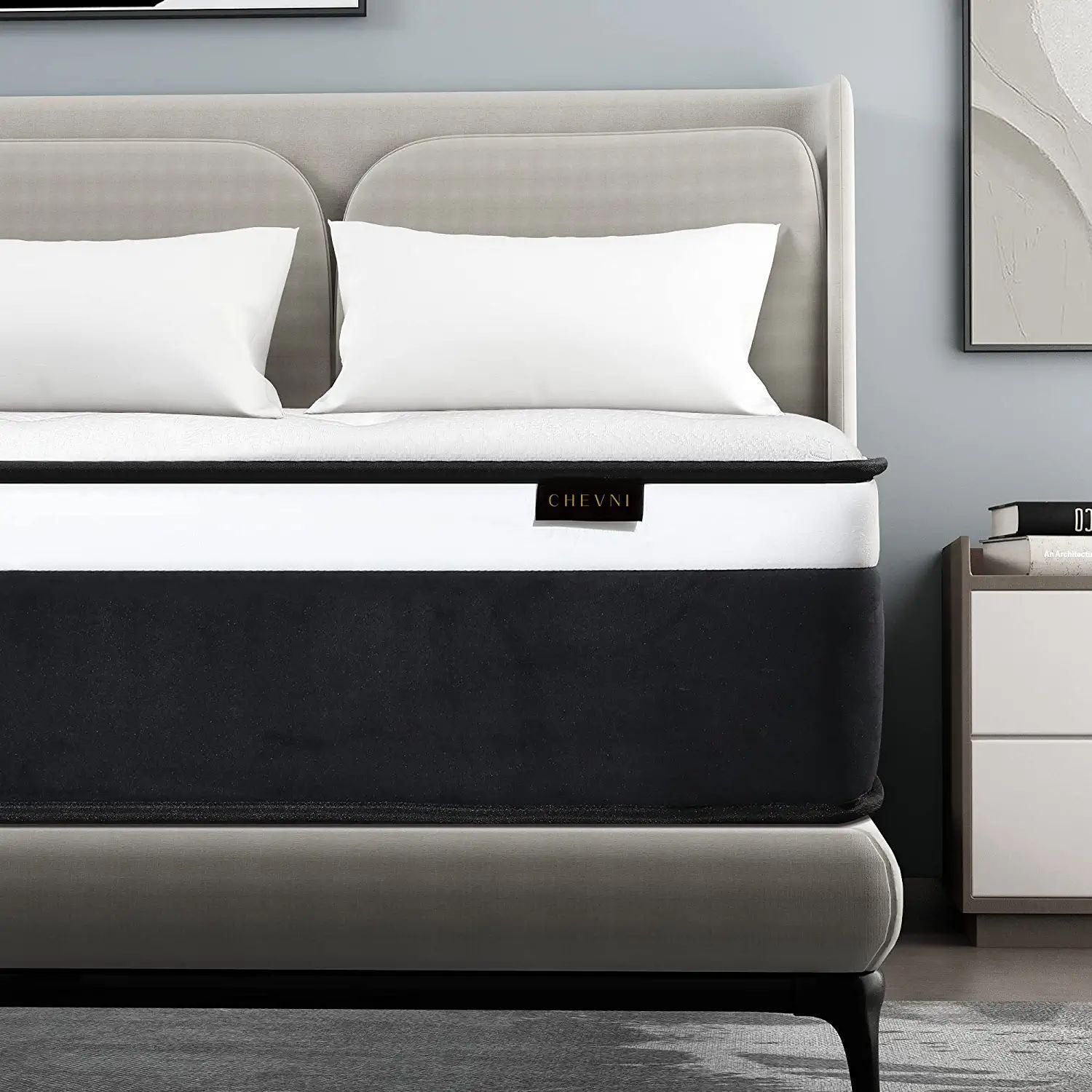 12” Mattress Twin Full Queen King Size Luxury Medium InnerSpring Bed in a box