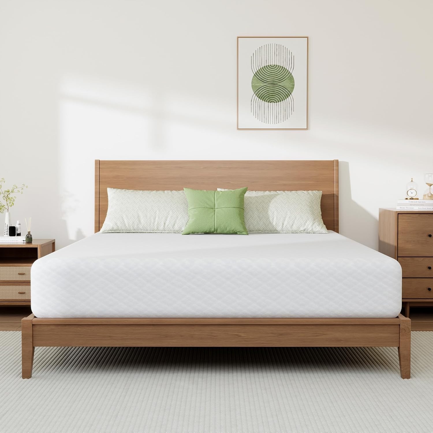 Breathable 6 Inch Full Size Memory Foam Mattress – Pressure Relief & Quiet Sleep
