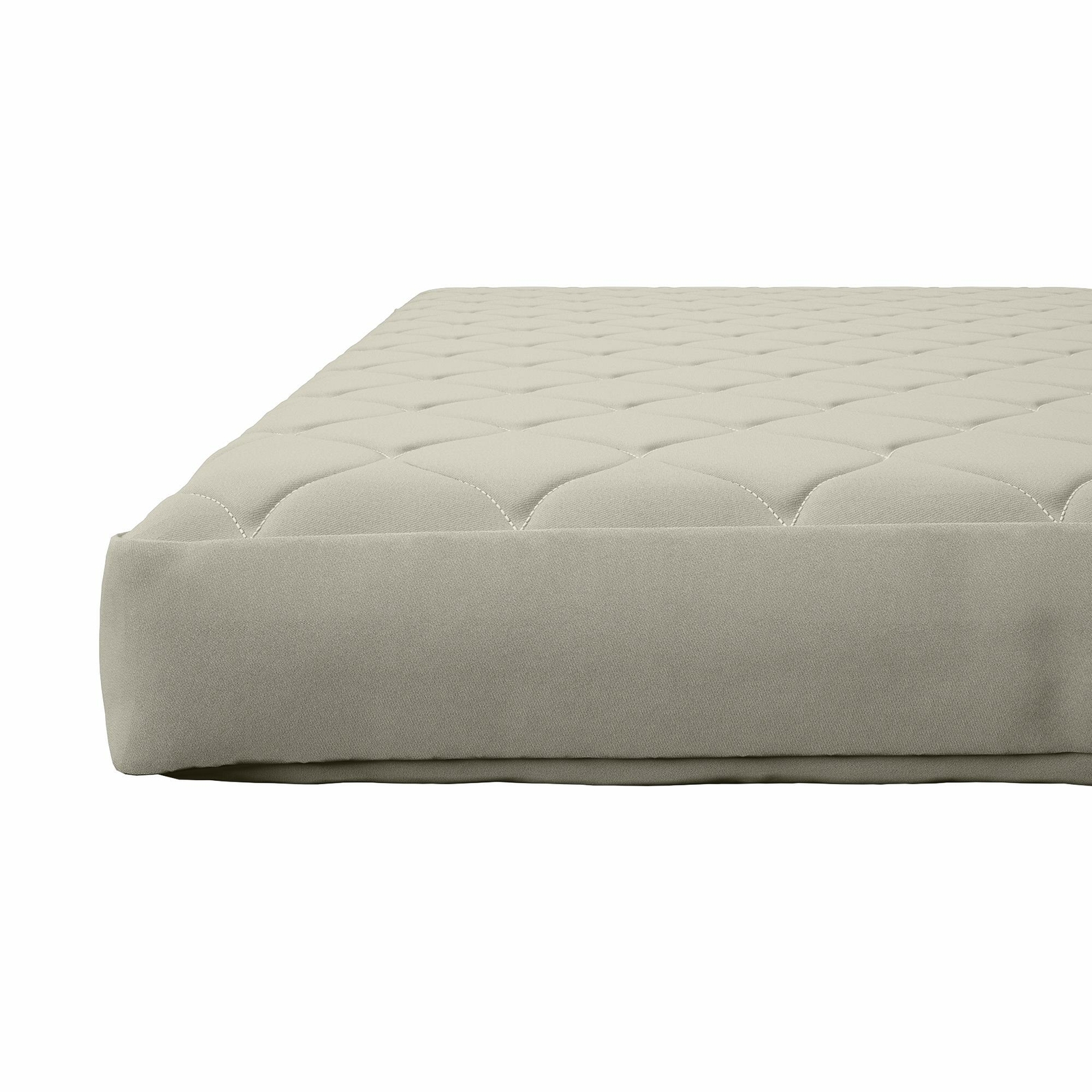 Kids Gray Twin Bunk Bed Mattress 6 inch Quilted Fiber Fill Bedroom Dorm Guest