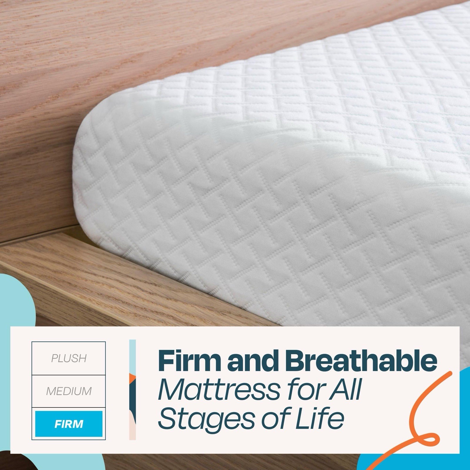 5 “ Gel Infused Memory Foam Mattress In A Box Queen Size 80×60 Firm Certi-Pur
