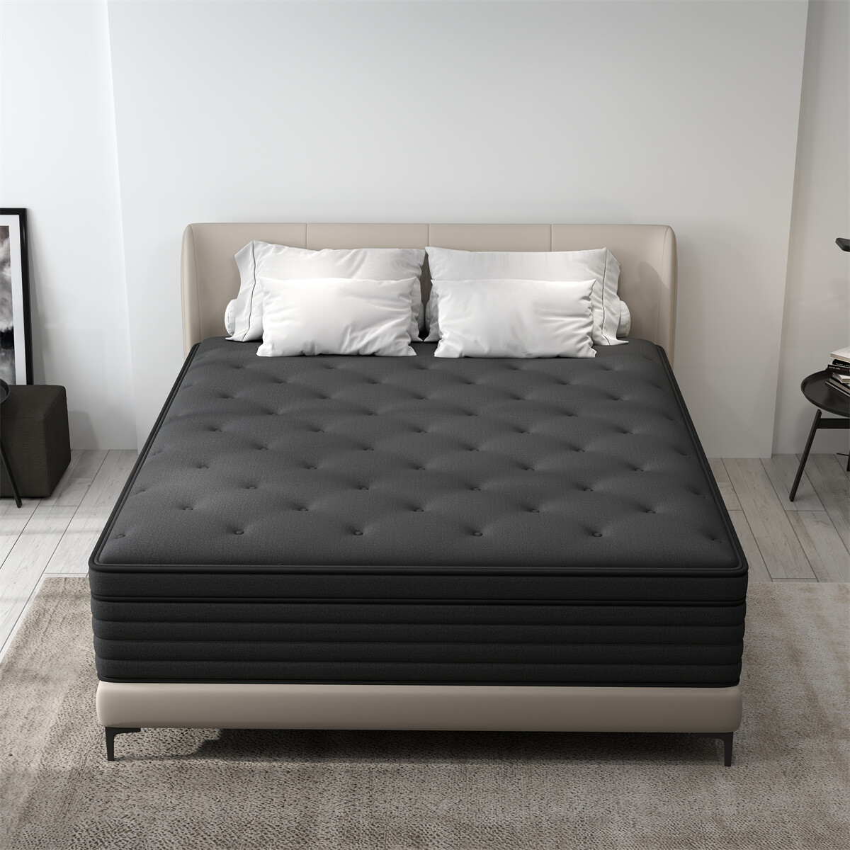 12″ 14″ Gel Memory Foam Innerspring Mattress in a Box Twin Full Queen King Size