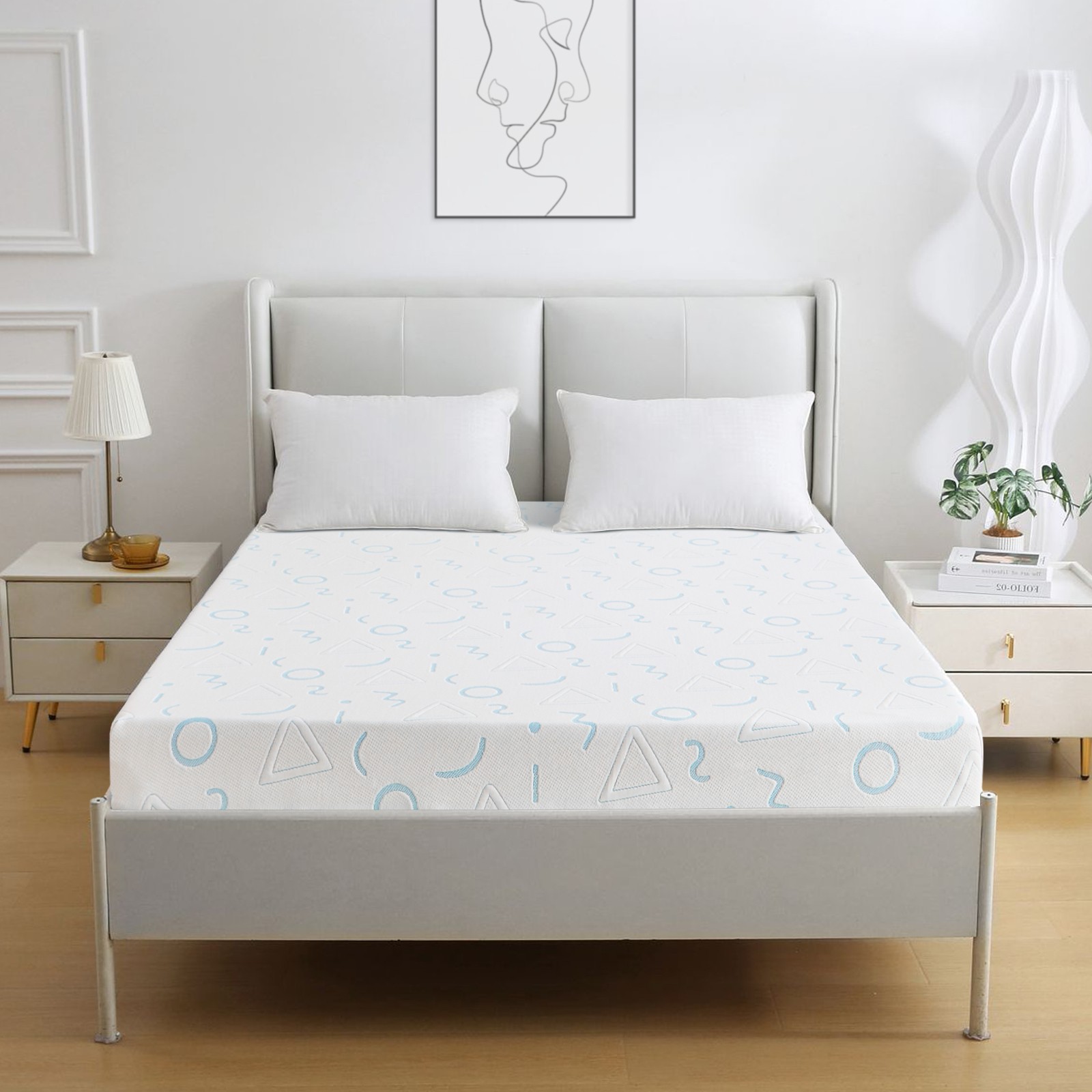 5 Inch Memory Foam Mattress, Fiberglass Free, Medium Firm, Mattress in A Box