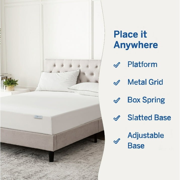 Twin Mattress 8 In Memory Foam M Firm Support Green Tea Infused Gel Flex Foam