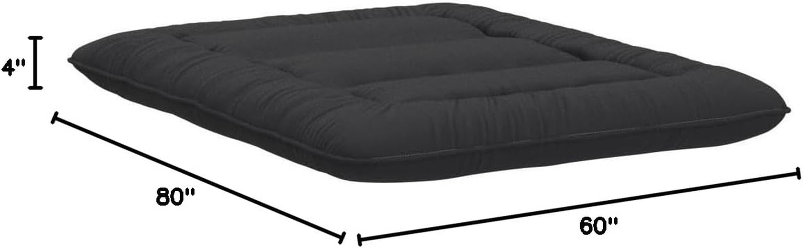 Japanese Floor Mattress Futon Mattress, 4″ Thicken Tatami Mat Sleeping Pad Folda