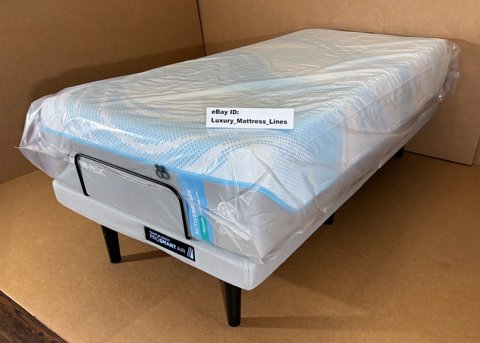 Tempurpedic ActiveBreeze Twin XL Mattress W/Pro Smart Air Adjustable Base NEW!