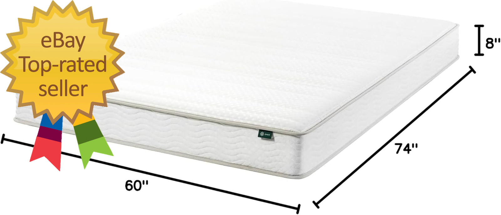 8 Inch Foam and Spring RV Mattress New Version Short Queen for Rvs in unique