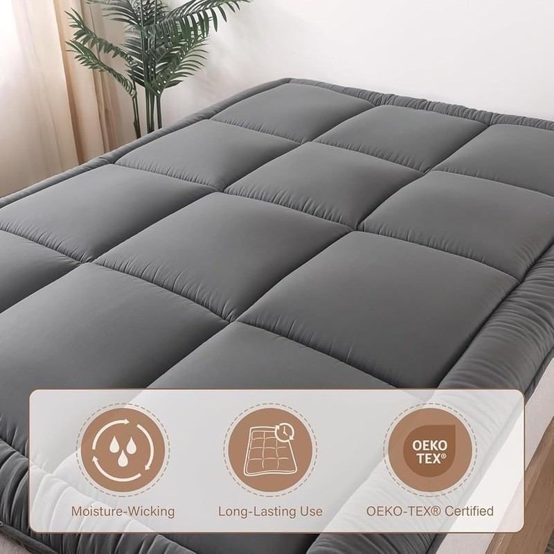 Memory Foam Futon Mattress Twin Size Soft Durable Sleeping Mat Bedroom Camping