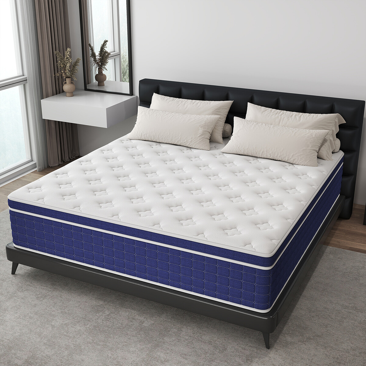 12″/14″ Mattress in a Box Gel Memory Foam Innerspring Twin Full Queen King Size