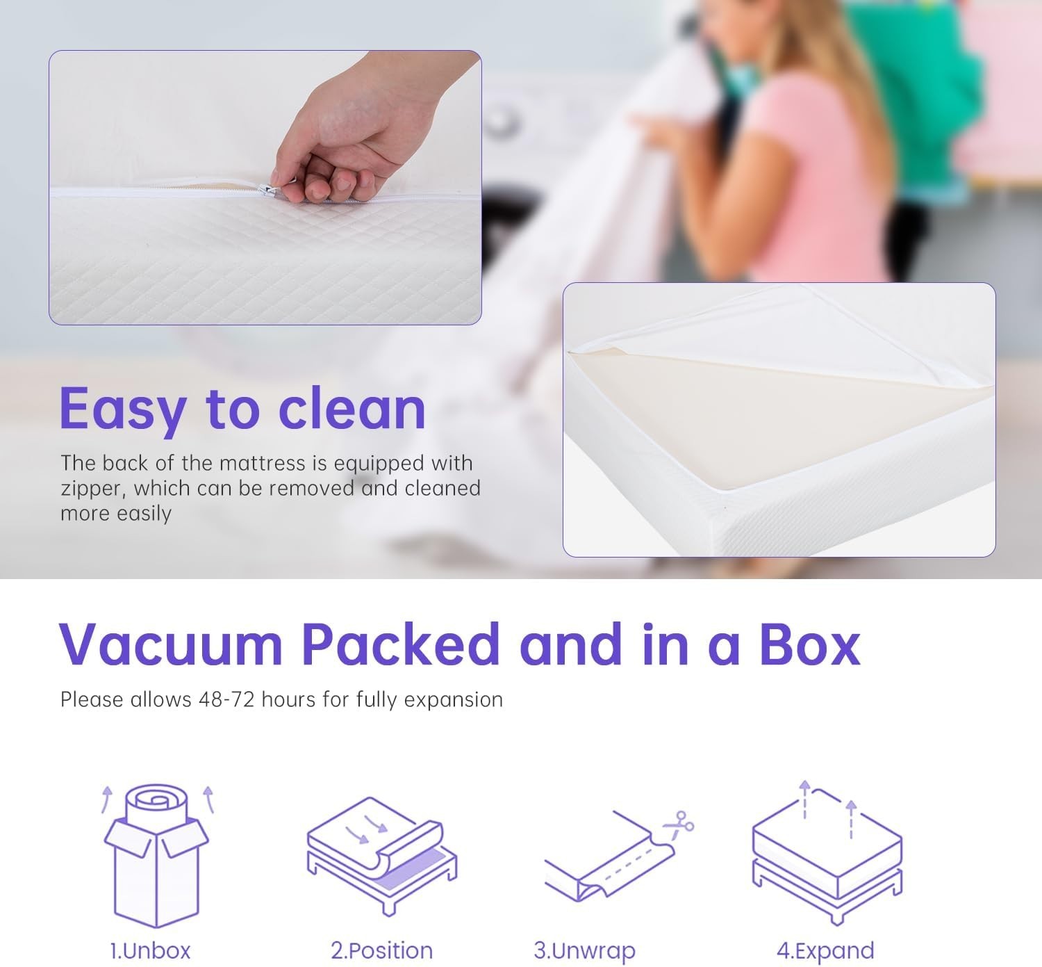 Cooler Sleep 12 Inch Medium-Firm Twin XL Mattress – Gel Memory Foam Comfort