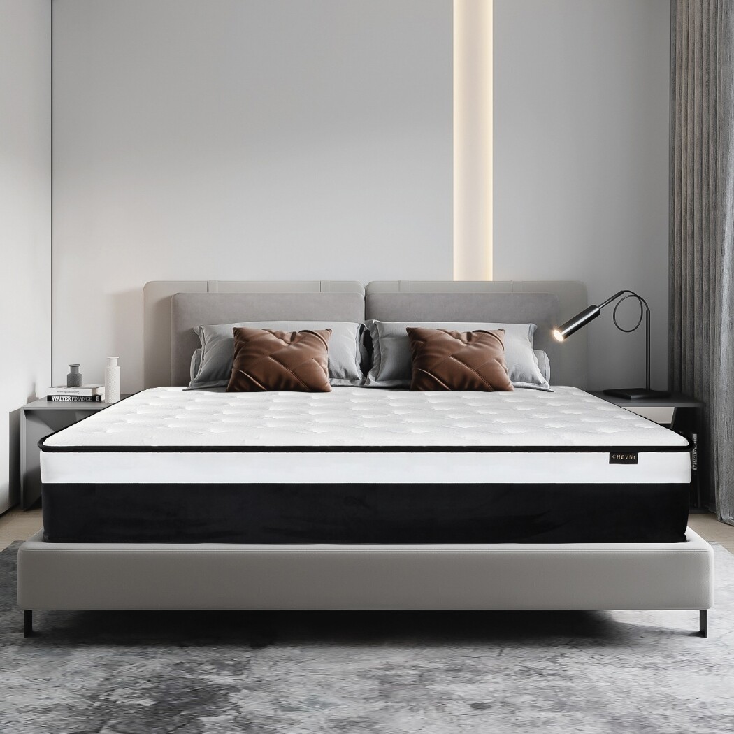 14 Inch Queen Size Mattress Hybrid Memory Foam Pocket Spring Mattress in A Box