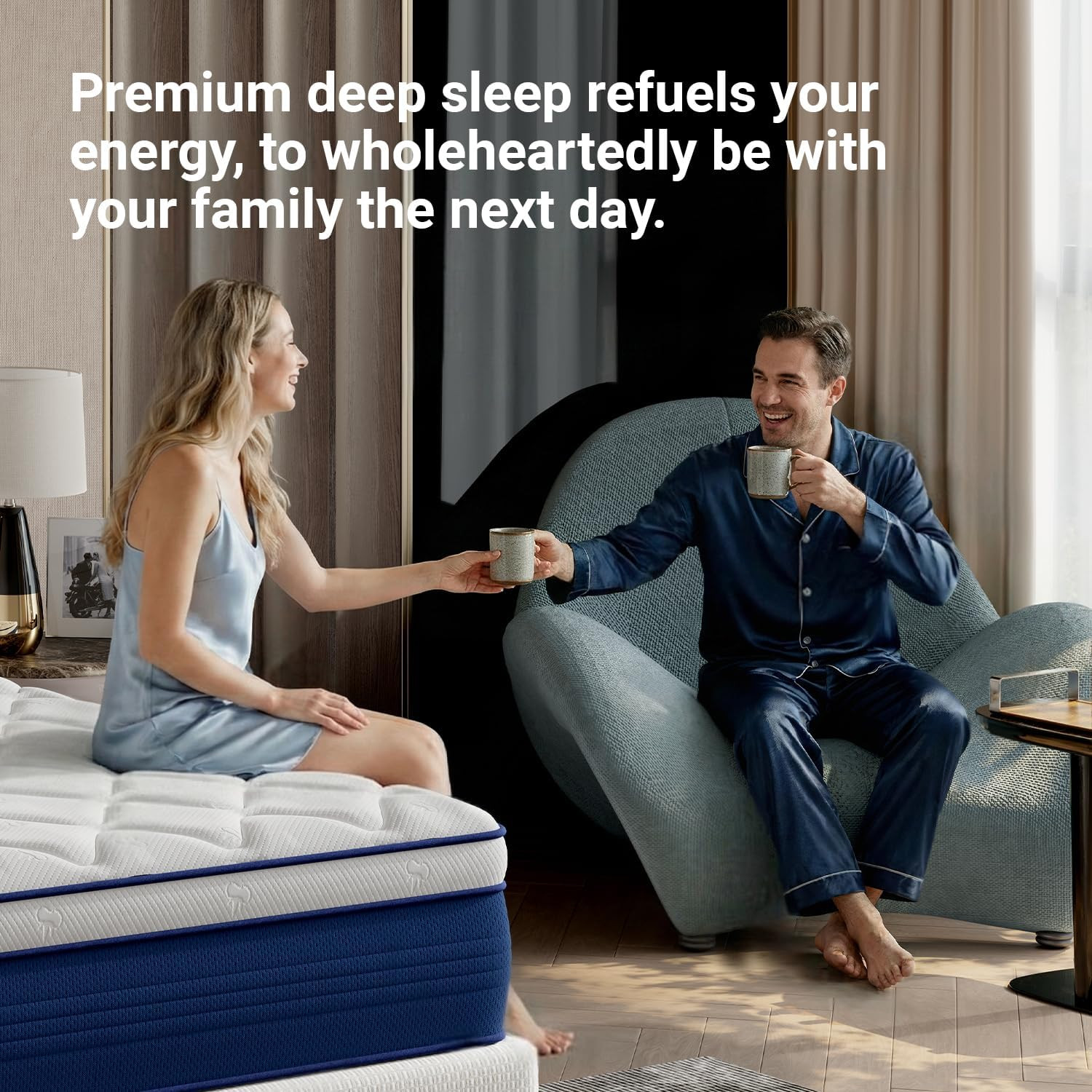 14 Inch Queen Mattress in a Box, Hypoallergenic & Back Pain Relief, Hybrid Queen