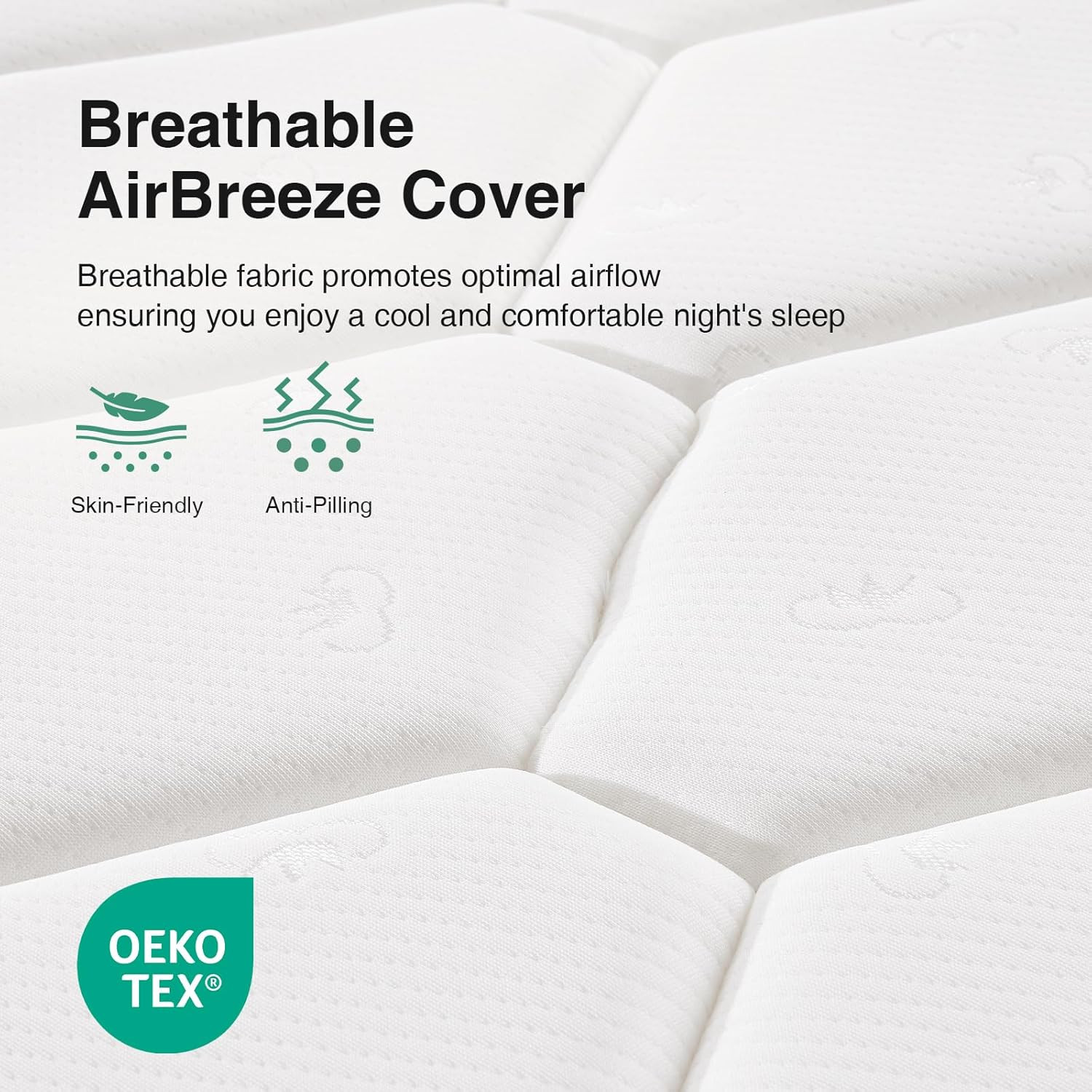 6-Inch Full Size Hybrid Mattress, Medium Firm Foam & Spring, Eco-Friendly