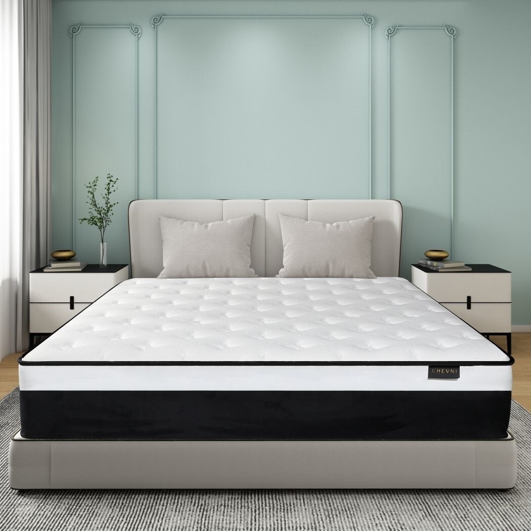 12 Inch Full Size Hybrid Mattress in A Box Spring Gel Memory Foam Medium Firm