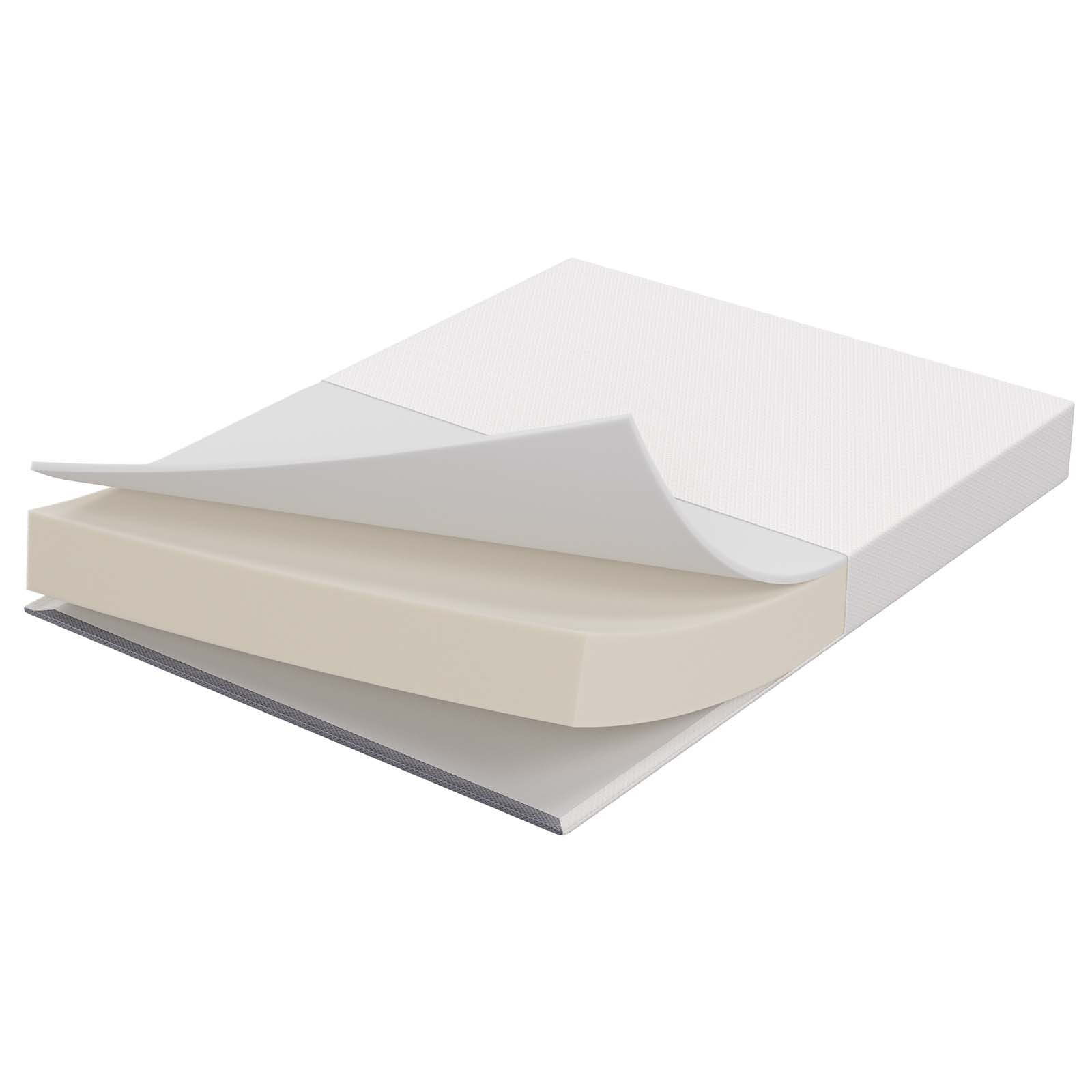 Modway Mila Firm 8″ Fiberglass Free Memory Foam Twin Mattress for Kids