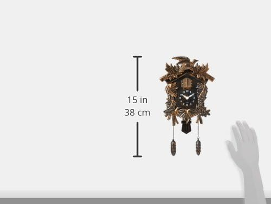Chiming Classic Brown Vintage Cuckoo Wall Clock Hanging Bird Clock Home Decor Ch