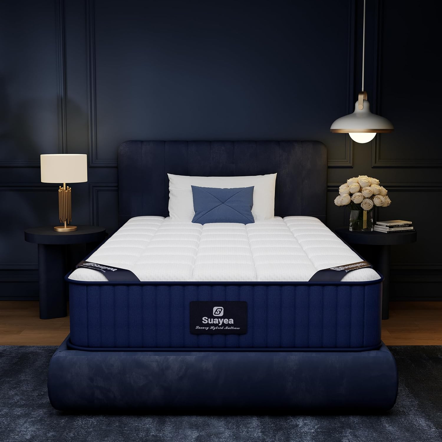 8 Inch Full Hybrid Mattress Memory Foam Pocket Spring Medium Firm
