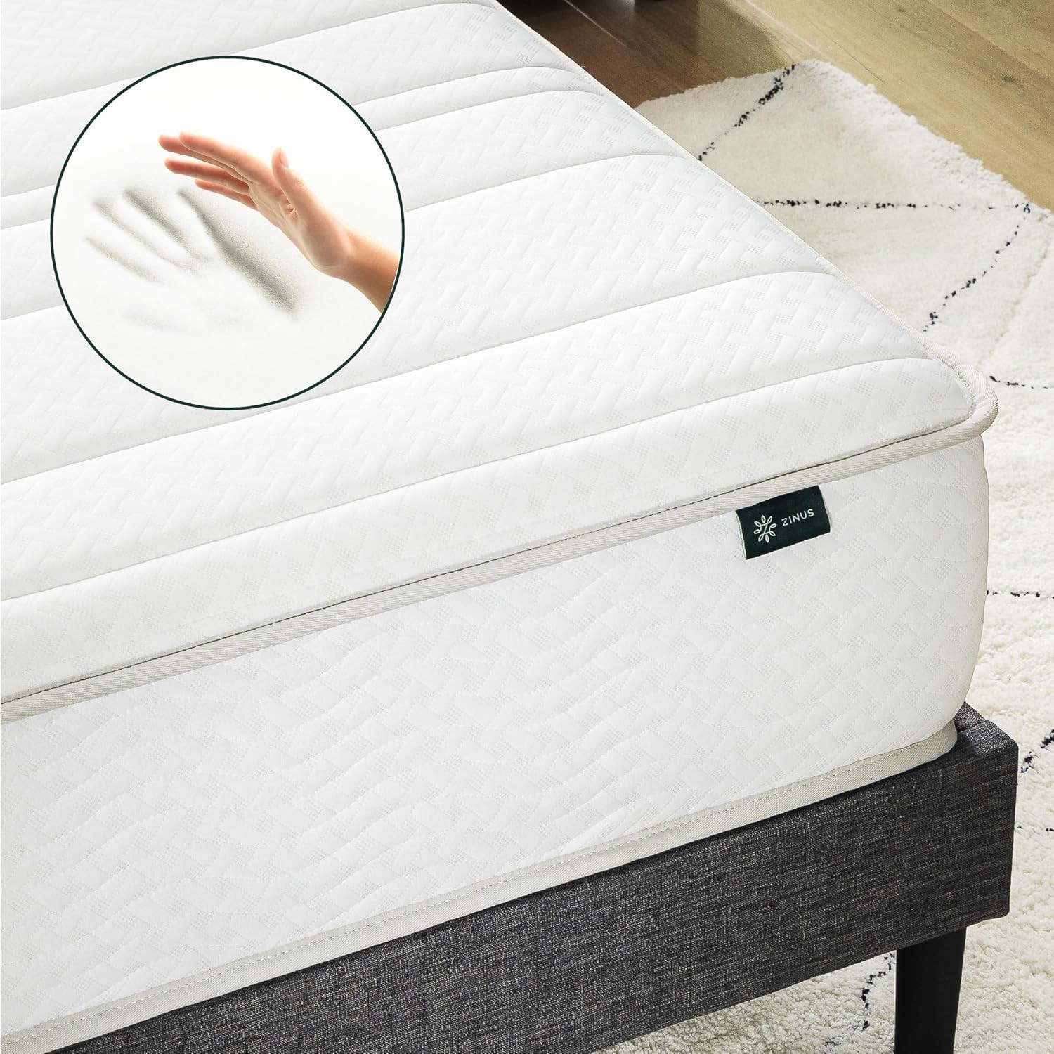 6 Inch Foam & Spring Hybrid Mattress [New Version] Twin Medium Firmness Durable