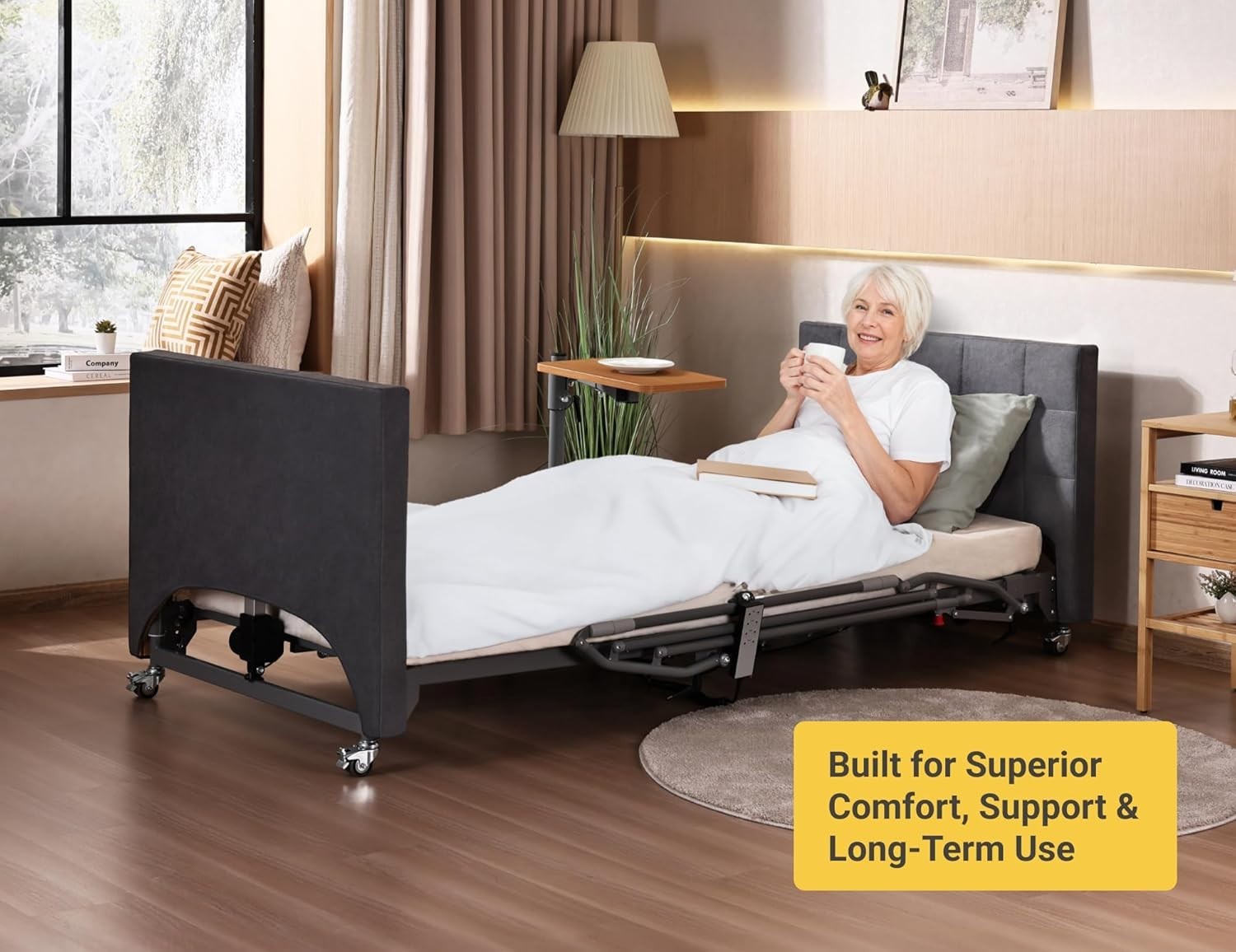 Hospital Medical Bed Mattress Twin XL Water Resistant Anti-Shear Non Slip Foam