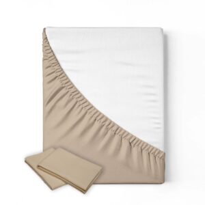 Fitted Sheet Microfiber 3 Pieces - غطاء فرشة مايكروفايبر 3 قطع